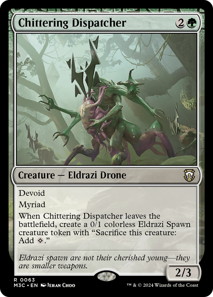 Chittering Dispatcher (Ripple Foil) [Modern Horizons 3 Commander] | Event Horizon Hobbies CA