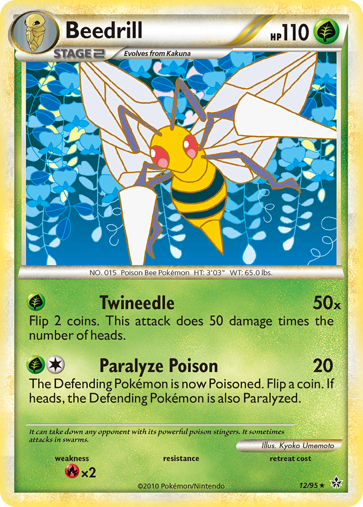 Beedrill (12/95) [HeartGold & SoulSilver: Unleashed] | Event Horizon Hobbies CA