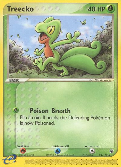 Treecko (75/109) [EX: Ruby & Sapphire] | Event Horizon Hobbies CA