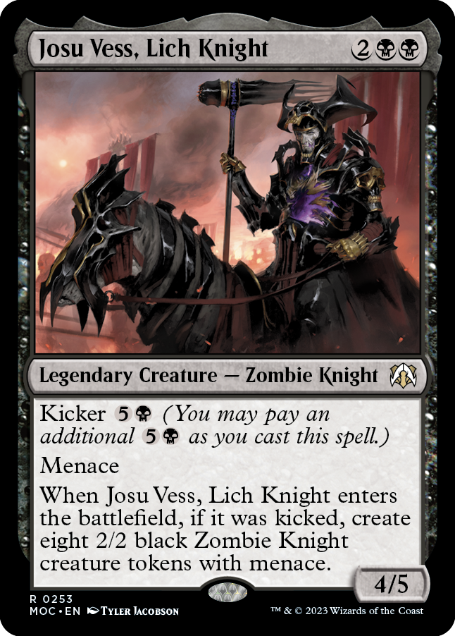 Josu Vess, Lich Knight [March of the Machine Commander] | Event Horizon Hobbies CA