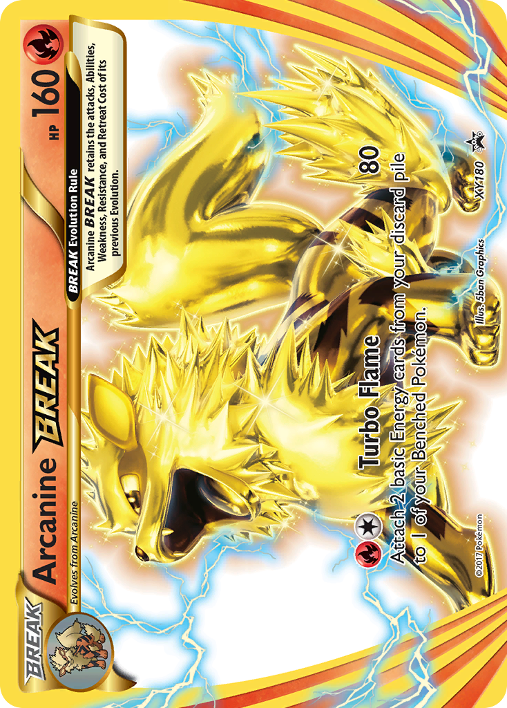 Arcanine BREAK (XY180) [XY: Black Star Promos] | Event Horizon Hobbies CA