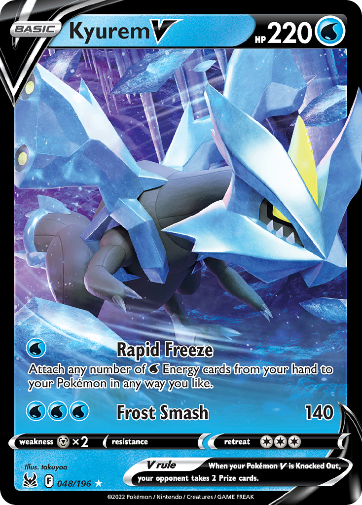 Kyurem V (048/196) (Jumbo Card) [Sword & Shield: Lost Origin] | Event Horizon Hobbies CA