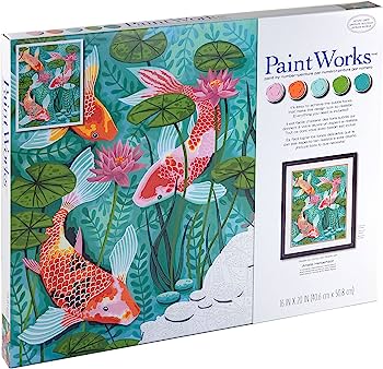 PaintWorks - Paint By Numbers - Koi