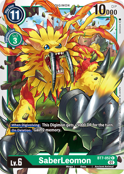 SaberLeomon [BT7-052] [Next Adventure] | Event Horizon Hobbies CA