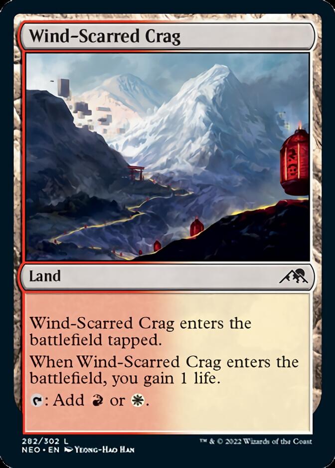 Wind-Scarred Crag [Kamigawa: Neon Dynasty] | Event Horizon Hobbies CA