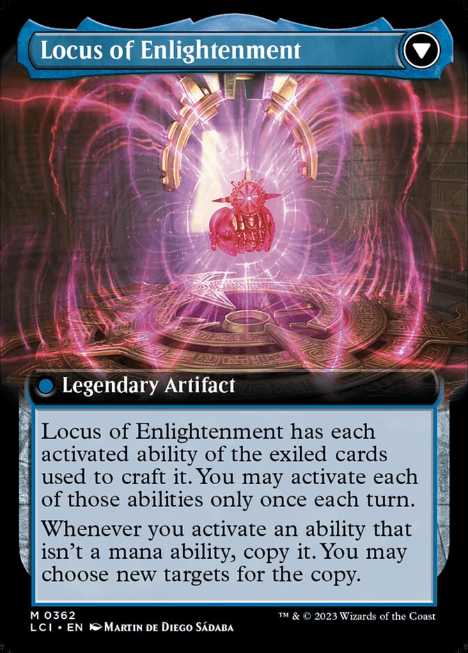 The Enigma Jewel // Locus of Enlightenment (Extended Art) [The Lost Caverns of Ixalan] | Event Horizon Hobbies CA