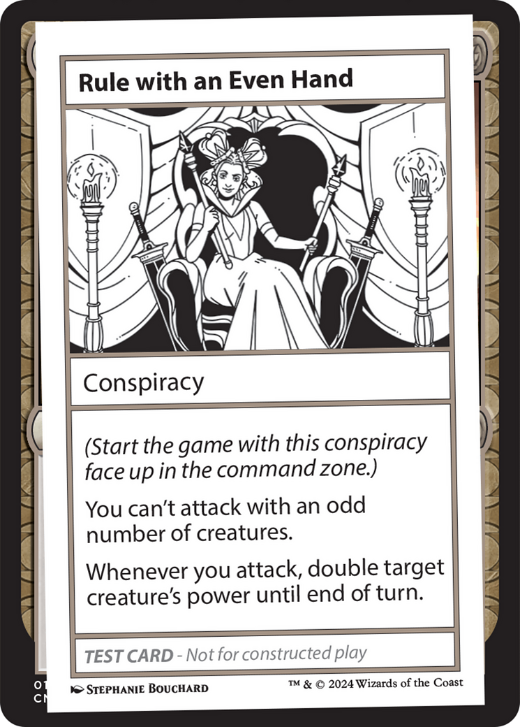 Rule with an Even Hand [Mystery Booster 2 Playtest Cards] | Event Horizon Hobbies CA