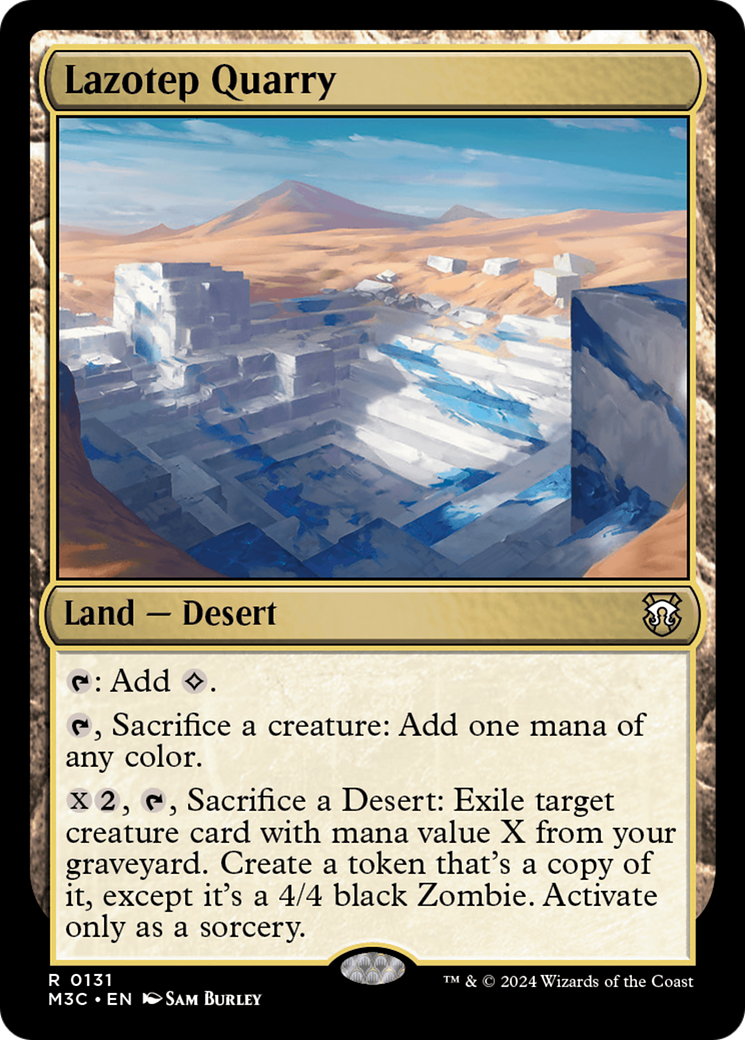 Lazotep Quarry (Extended Art) [Modern Horizons 3 Commander] | Event Horizon Hobbies CA