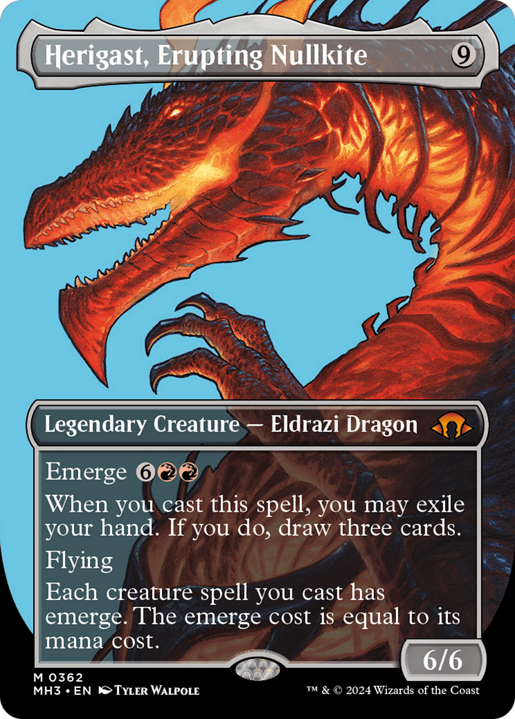 Herigast, Erupting Nullkite (Borderless) [Modern Horizons 3] | Event Horizon Hobbies CA