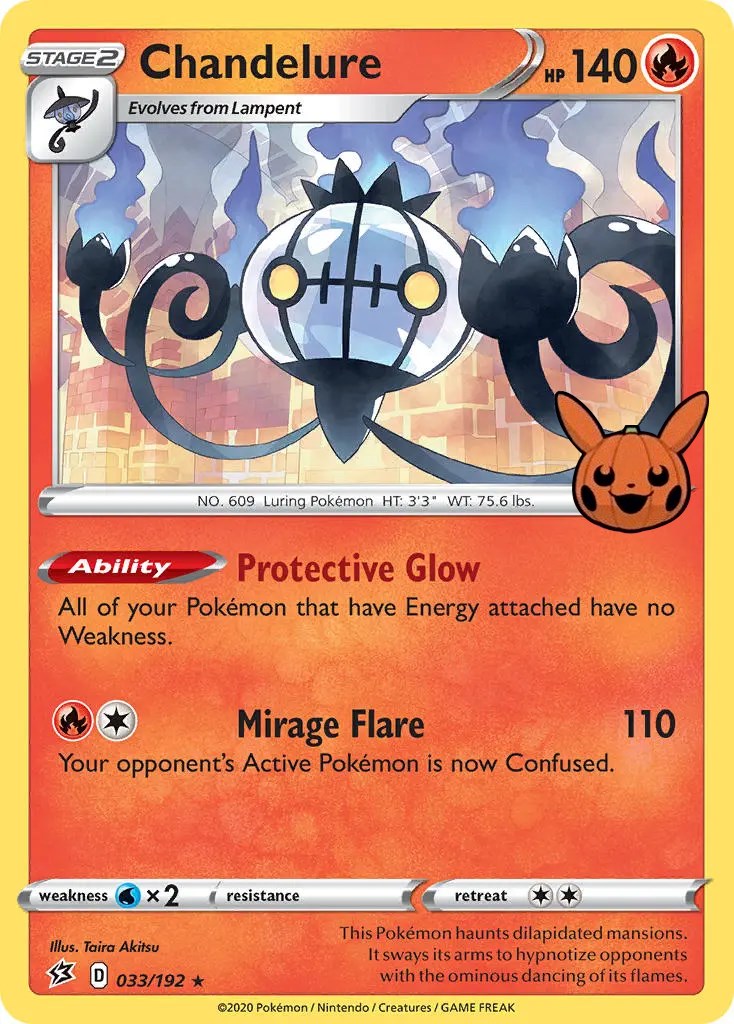 Chandelure (033/192) [Trick or Trade] | Event Horizon Hobbies CA