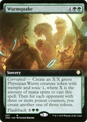 Wurmquake (Extended Art) [Phyrexia: All Will Be One Commander] | Event Horizon Hobbies CA