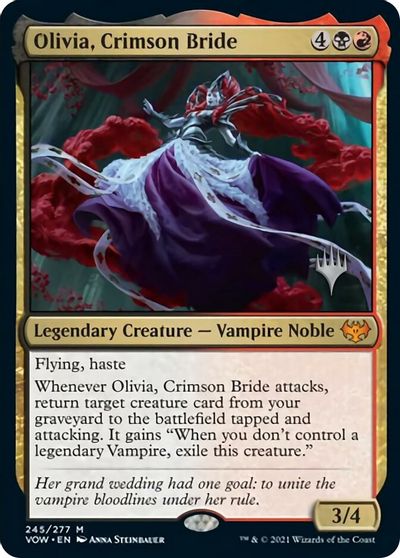 Olivia, Crimson Bride (Promo Pack) [Innistrad: Crimson Vow Promos] | Event Horizon Hobbies CA