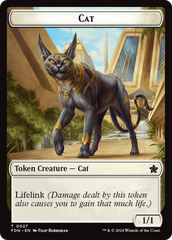 Cat (0027) // Phyrexian Goblin Double-Sided Token [Foundations Tokens] | Event Horizon Hobbies CA