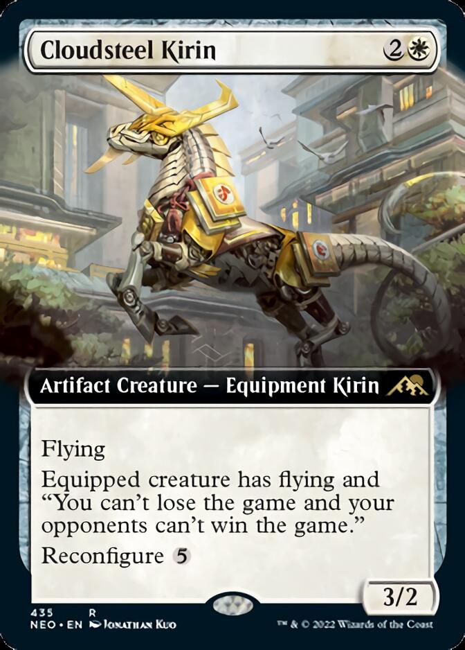 Cloudsteel Kirin (Extended Art) [Kamigawa: Neon Dynasty] | Event Horizon Hobbies CA