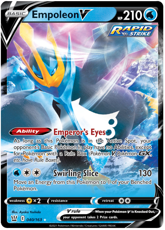 Empoleon V (040/163) [Sword & Shield: Battle Styles] | Event Horizon Hobbies CA