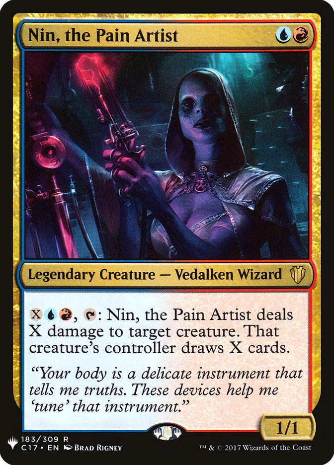 Nin, the Pain Artist [The List] | Event Horizon Hobbies CA