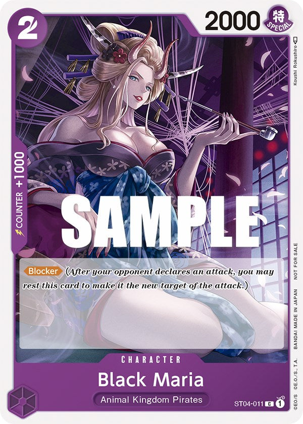 Black Maria (Tournament Pack Vol. 2) [One Piece Promotion Cards] | Event Horizon Hobbies CA