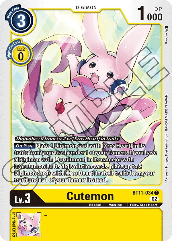 Cutemon [BT11-034] [Dimensional Phase] | Event Horizon Hobbies CA