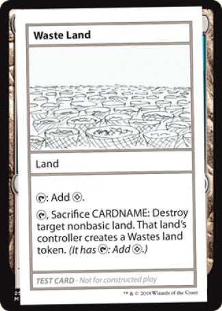 Waste Land (2021 Edition) [Mystery Booster Playtest Cards] | Event Horizon Hobbies CA