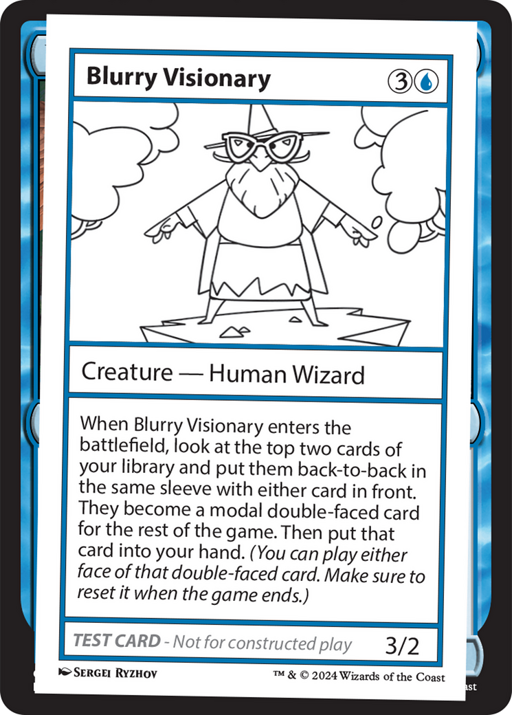 Blurry Visionary [Mystery Booster 2 Playtest Cards] | Event Horizon Hobbies CA