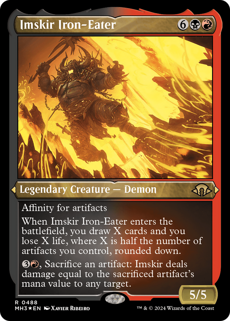 Imskir Iron-Eater (Foil Etched) [Modern Horizons 3] | Event Horizon Hobbies CA