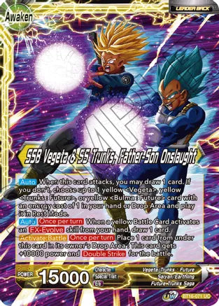 Trunks // SSB Vegeta & SS Trunks, Father-Son Onslaught (BT16-071) [Realm of the Gods] | Event Horizon Hobbies CA