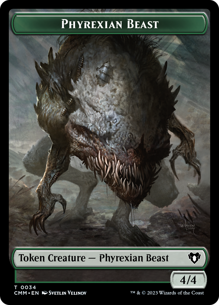 Phyrexian Beast Token [Commander Masters Tokens] | Event Horizon Hobbies CA