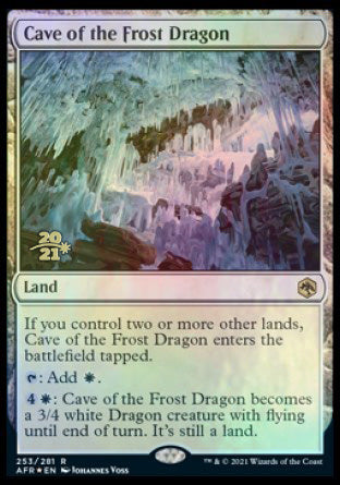 Cave of the Frost Dragon [Dungeons & Dragons: Adventures in the Forgotten Realms Prerelease Promos] | Event Horizon Hobbies CA