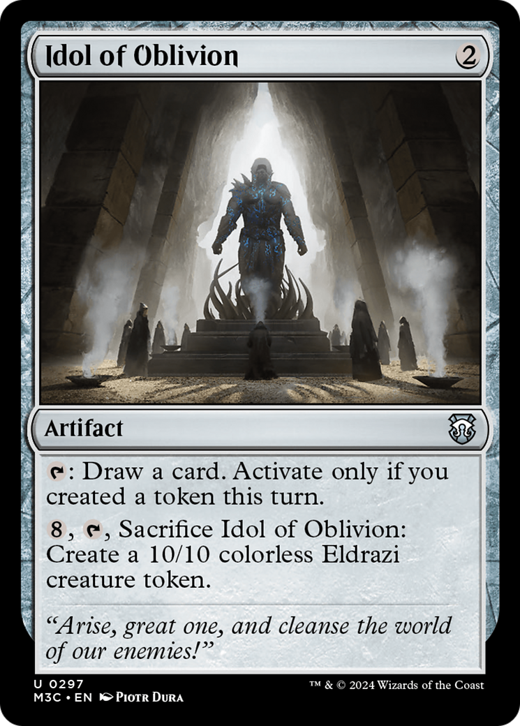 Idol of Oblivion (Ripple Foil) [Modern Horizons 3 Commander] | Event Horizon Hobbies CA