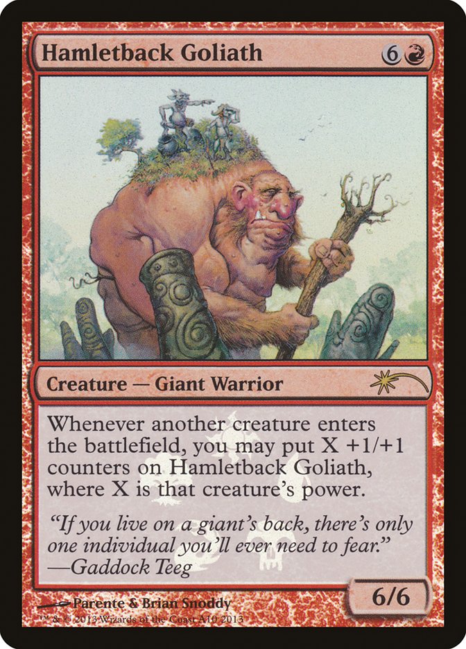 Hamletback Goliath [Resale Promos]