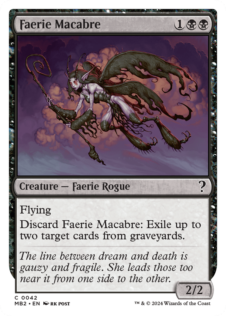 Faerie Macabre (White Border) [Mystery Booster 2] | Event Horizon Hobbies CA