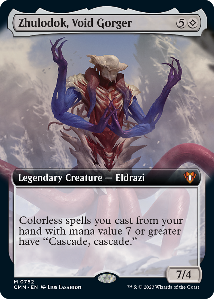 Zhulodok, Void Gorger (Extended Art) [Commander Masters] | Event Horizon Hobbies CA