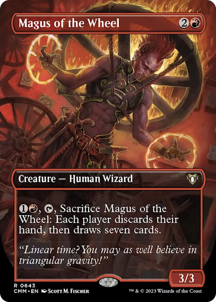 Magus of the Wheel (Borderless Alternate Art) [Commander Masters] | Event Horizon Hobbies CA