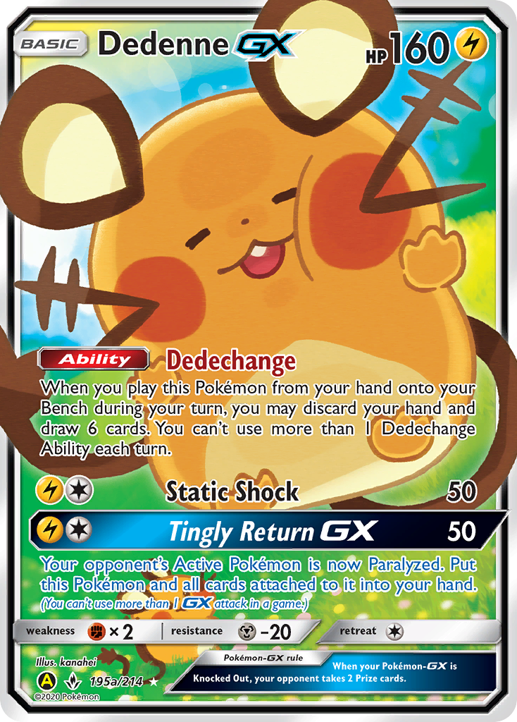 Dedenne GX (195a/214) [Alternate Art Promos] | Event Horizon Hobbies CA