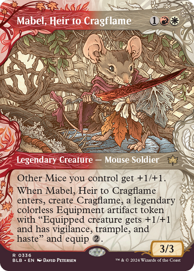 Mabel, Heir to Cragflame (Showcase) [Bloomburrow] | Event Horizon Hobbies CA