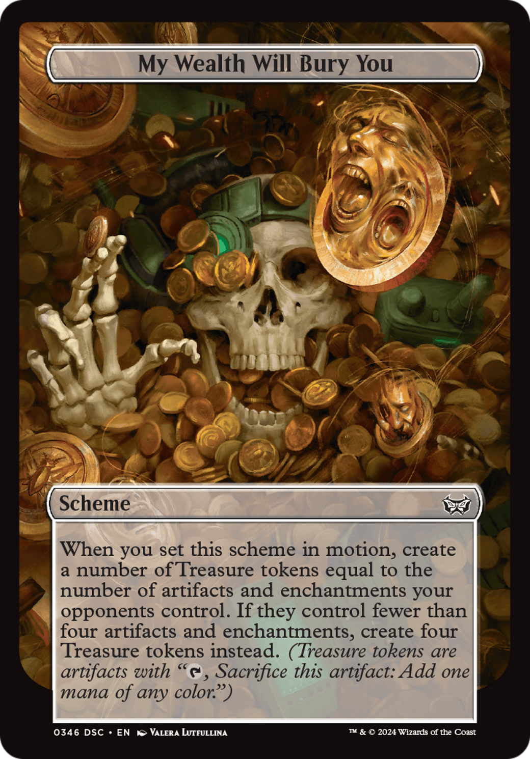 My Wealth Will Bury You (Full Art) [Duskmourn: Archenemy] | Event Horizon Hobbies CA