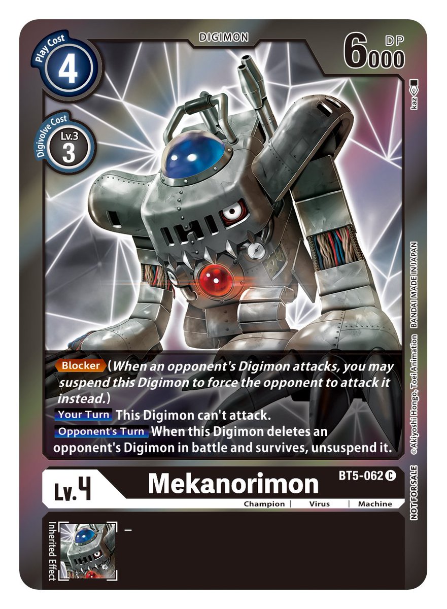 Mekanorimon [BT5-062] (Event Pack 2) [Battle of Omni] | Event Horizon Hobbies CA