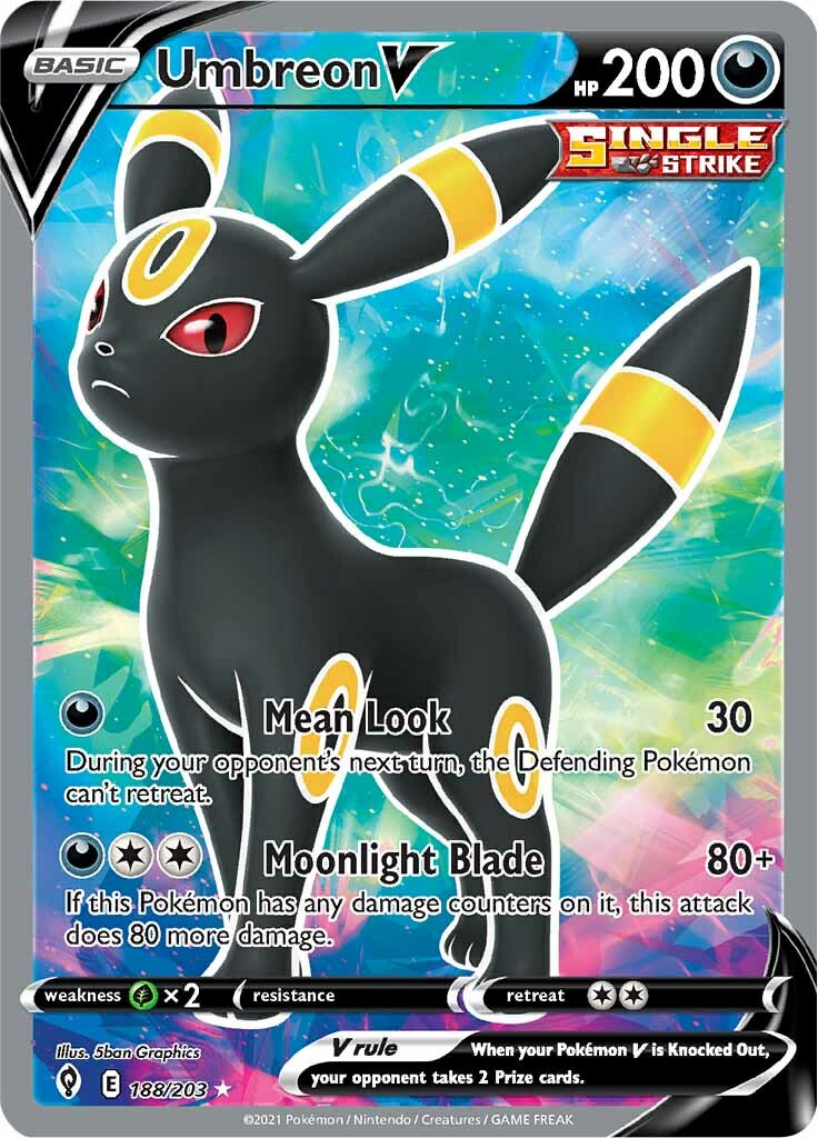 Umbreon V (188/203) [Sword & Shield: Evolving Skies] | Event Horizon Hobbies CA