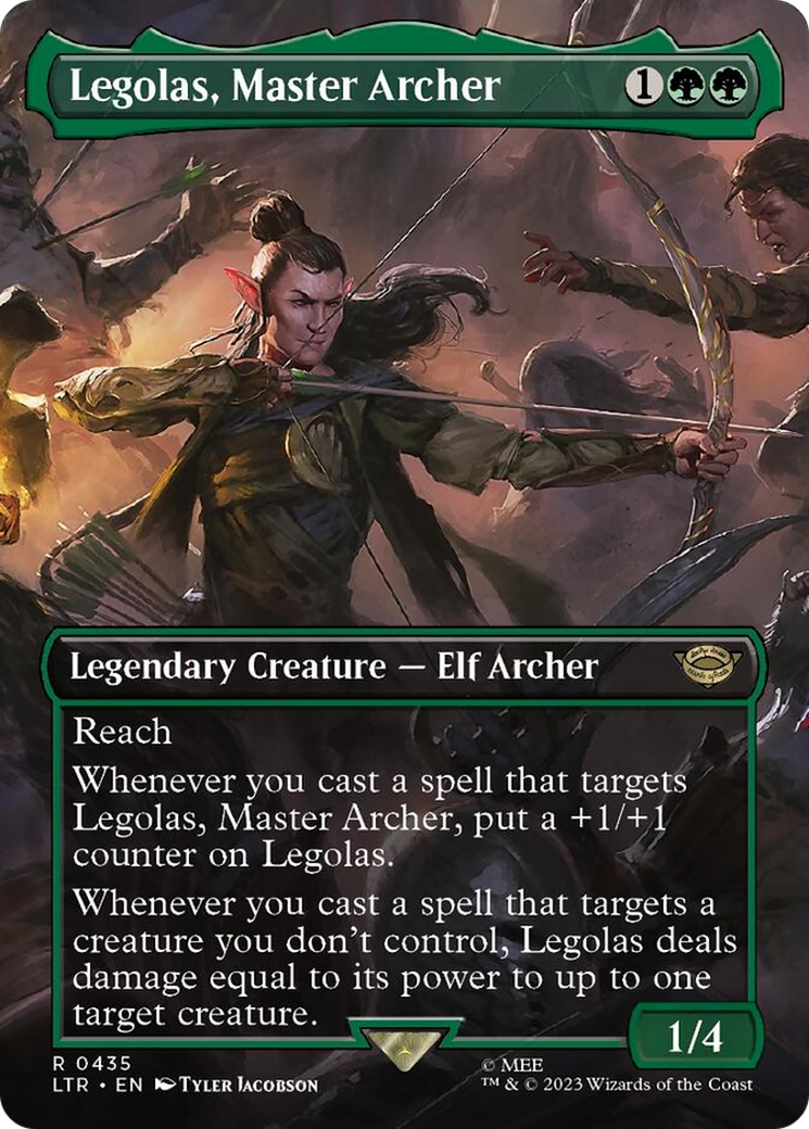 Legolas, Master Archer (Borderless Alternate Art) [The Lord of the Rings: Tales of Middle-Earth] | Event Horizon Hobbies CA