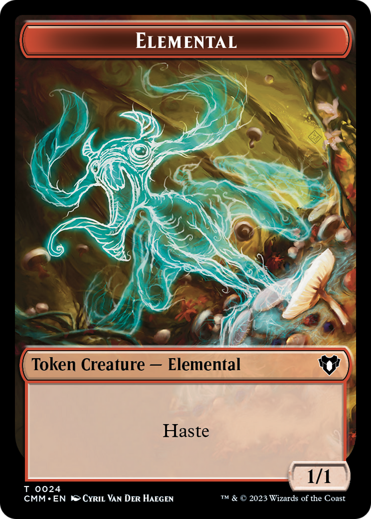 Elemental Token (24) [Commander Masters Tokens] | Event Horizon Hobbies CA