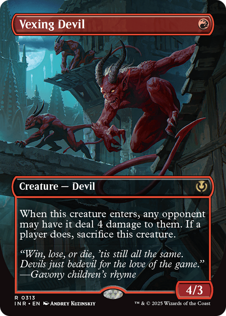 Vexing Devil (Borderless) [Innistrad Remastered] | Event Horizon Hobbies CA