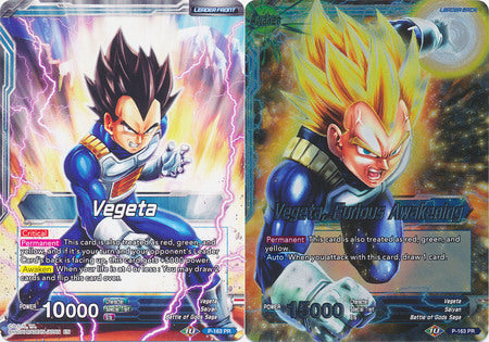 Vegeta // Vegeta, Furious Awakening (Draft Box 04 Tournament) (P-163) [Promotion Cards] | Event Horizon Hobbies CA