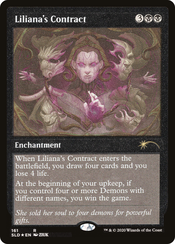 Liliana's Contract (Foil Etched) [Secret Lair Drop Series] | Event Horizon Hobbies CA