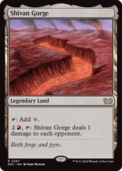 Shivan Gorge [Duskmourn: House of Horror Commander] | Event Horizon Hobbies CA