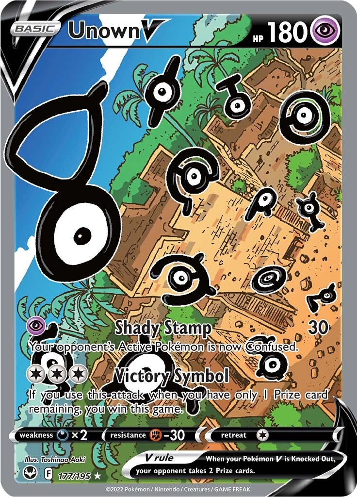 Unown V (177/195) [Sword & Shield: Silver Tempest] | Event Horizon Hobbies CA