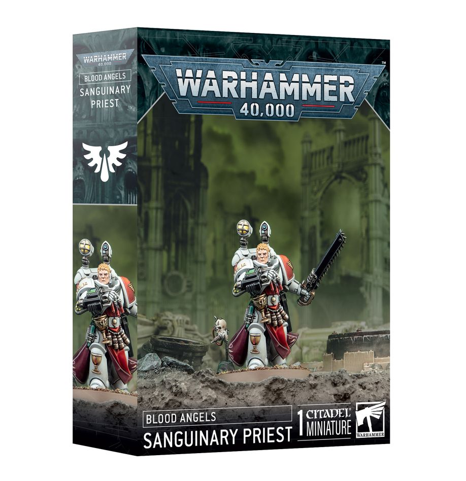 40K - Space Marines - Blood Angels - Sanguinary Priest | Event Horizon Hobbies CA