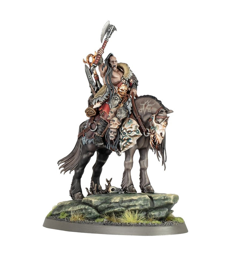 AOS - Slaves to Darkoath - Darkoath Chieftain On Warsteed