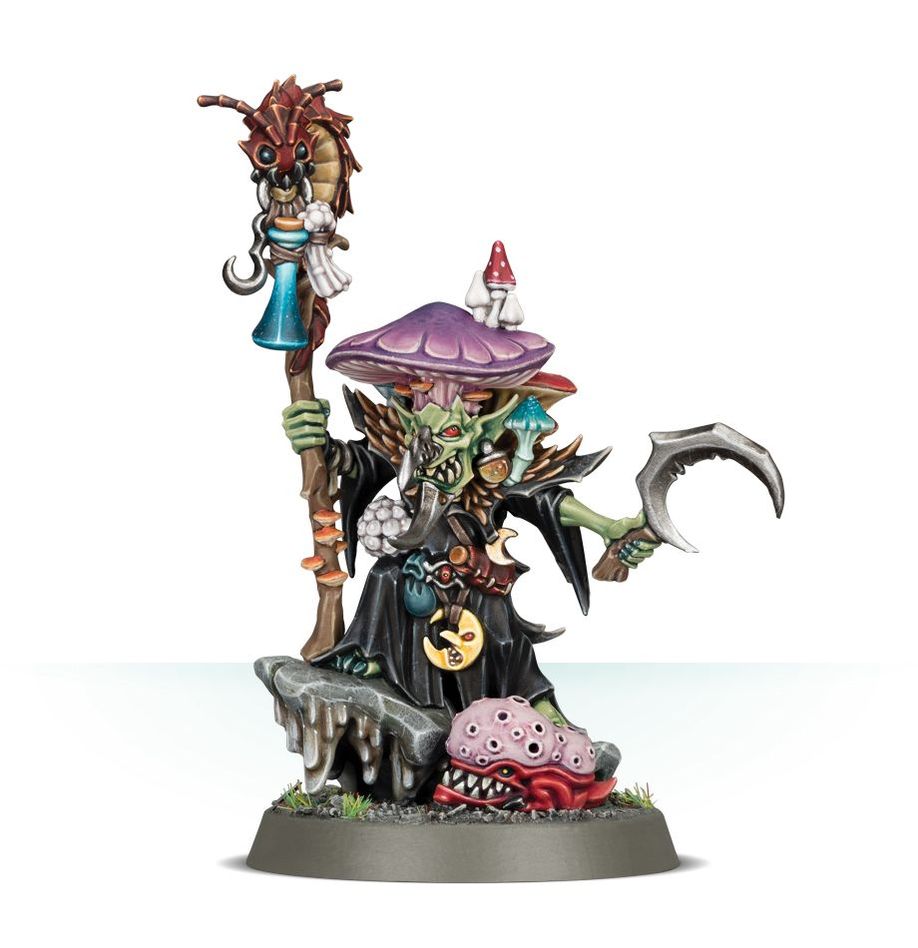 AOS - Moonclan - Fungoid Cave Shaman Snazzgar Stinkmullett | Event Horizon Hobbies CA