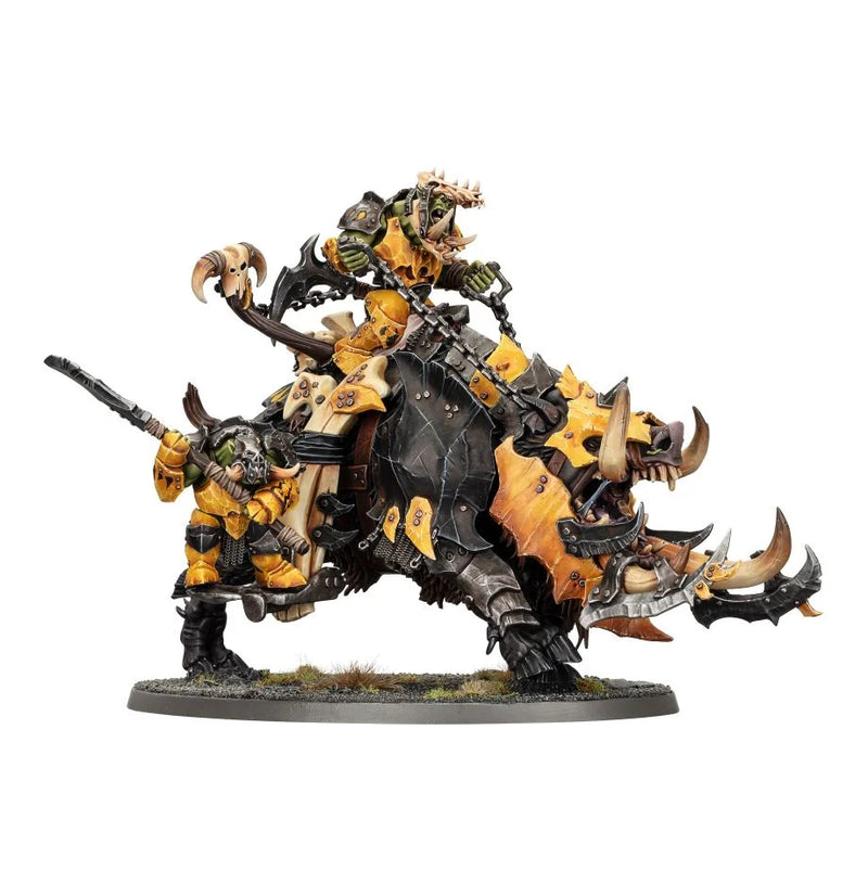 AoS - Orruk Warclans - Tuskboss on Maw-Grunta