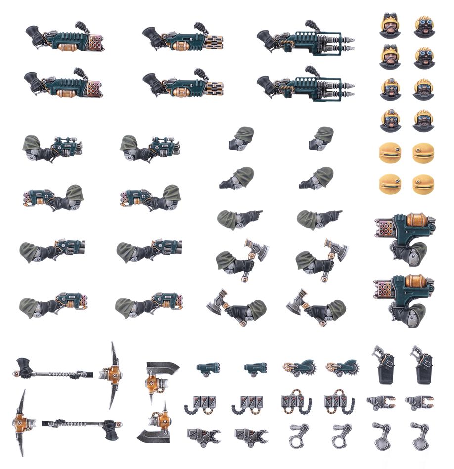 Necromunda - Ironhead Squat Prospectors Weapons and Upgrades | Event Horizon Hobbies CA